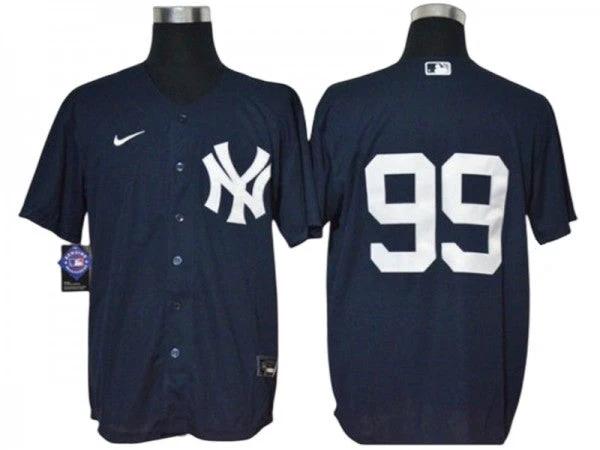 New York Yankees #99 Aaron Judge Alternate Jersey - Navy by My Store