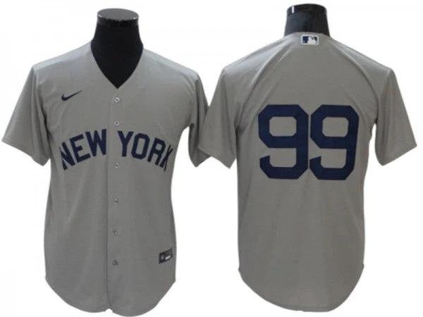 New York Yankees #99 Aaron Judge Away Limited Jersey - Gray by My Store