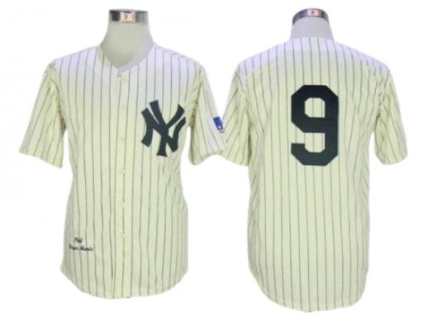 New York Yankees #9 Roger Maris Cream 1961 Throwback Jersey by My Store
