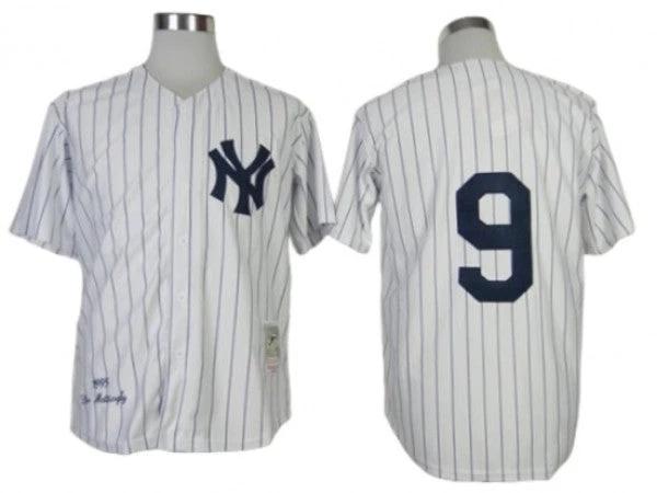 New York Yankees #9 Roger Maris White 1961 Throwback Jersey by My Store