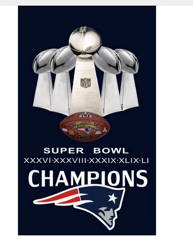 New England Patriots Flag-3x5FT NFL Banner-100% polyester-super bowl by flagsshop