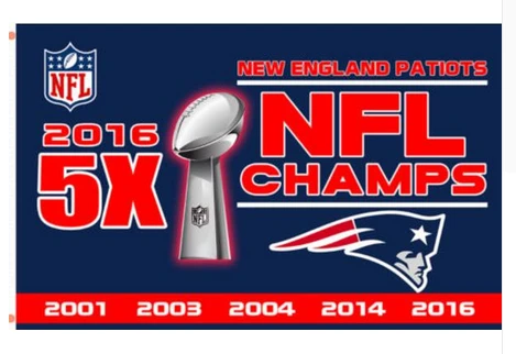 New England Patriots Flag-3x5FT NFL Banner-100% polyester-super bowl by flagsshop