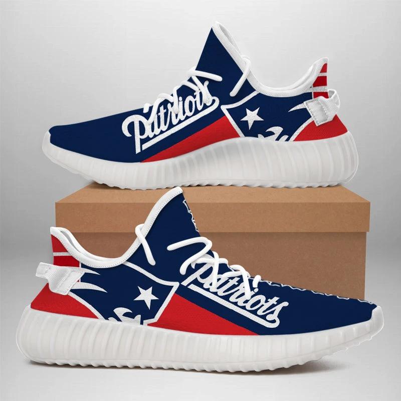 New England Patriots NFL 350v Yeezy Sneakers For Men Women Fans by Crocs
