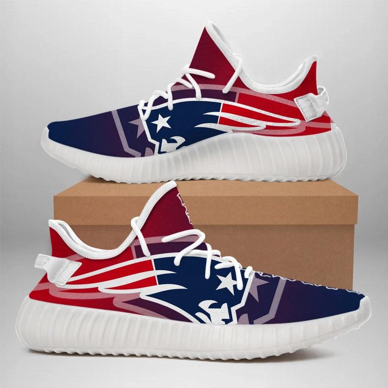 New England Patriots NFL 350v Yeezy Sneakers For Men Women Fans by Crocs