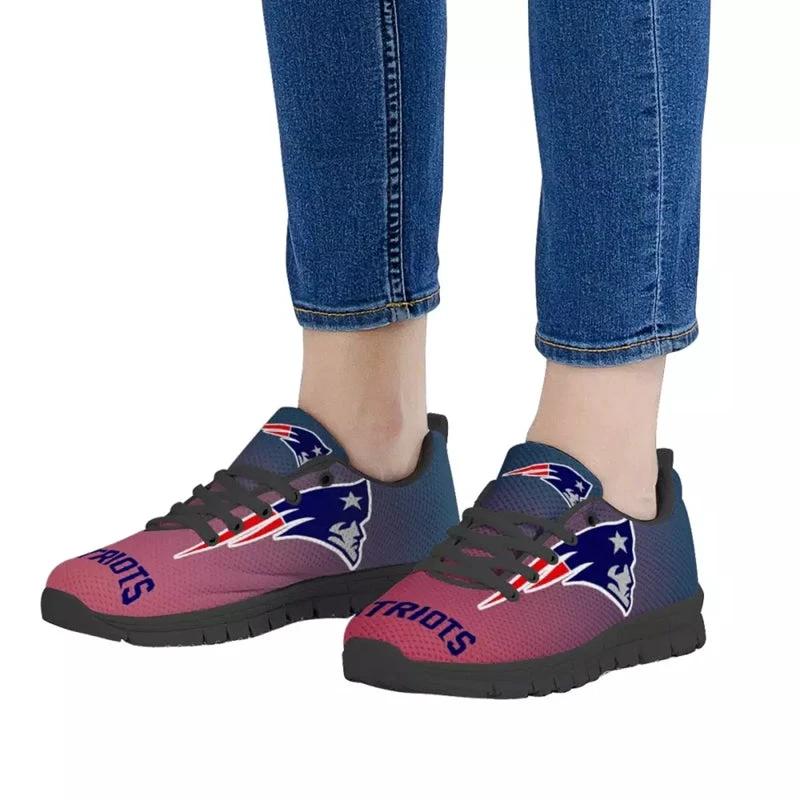 New England Patriots American Flag NLF Sneaker Shoes by Crocs