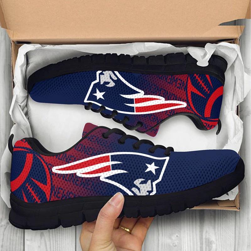 New England Patriots American Flag NLF Sneaker Shoes by Crocs