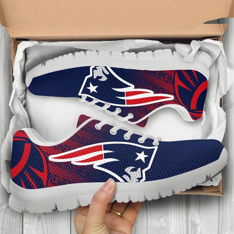 New England Patriots American Flag NLF Sneaker Shoes by Crocs