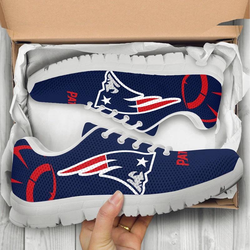 New England Patriots American Flag NLF Sneaker Shoes by Crocs