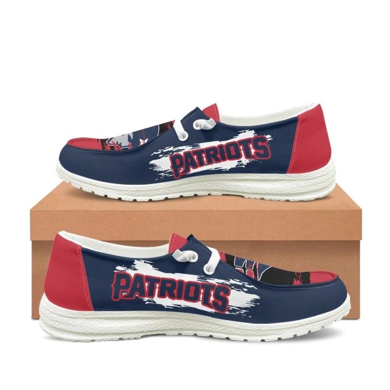 New England Patriots V1 BZ15 Sneakers Shoes For Men Women Fans by Crocs