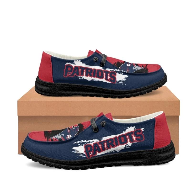 New England Patriots V1 BZ15 Sneakers Shoes For Men Women Fans by Crocs