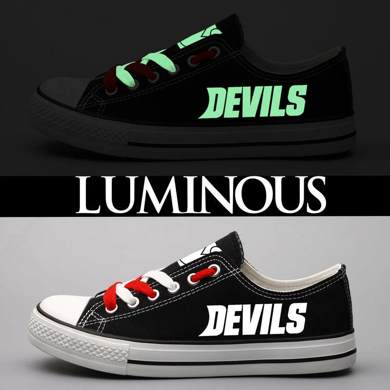 New Jersey Devils Low Top Canvas Sport Sneakers Shoes For Men Women Fans by Crocs