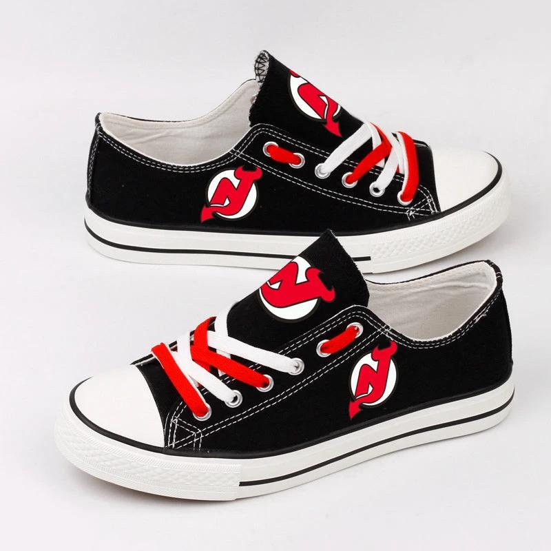 New Jersey Devils Low Top Canvas Sport Sneakers Shoes For Men Women Fans by Crocs