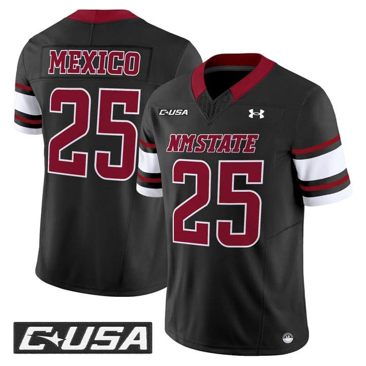 New Mexico Jersey #25 New Mexico State Aggies 2025 Vapor Stitched by My Store NCAA Football Jerseys