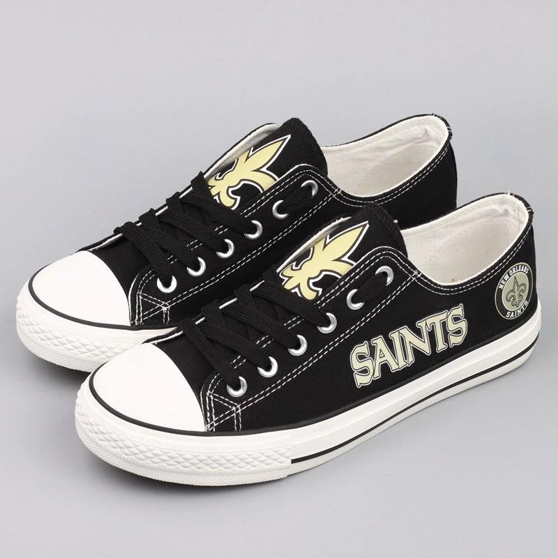 New Orleans Saints Low Top Canvas Sport Sneakers Shoes For Men Women Fans by Crocs