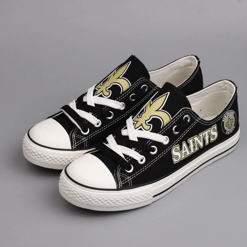 New Orleans Saints Low Top Canvas Sport Sneakers Shoes For Men Women Fans by Crocs