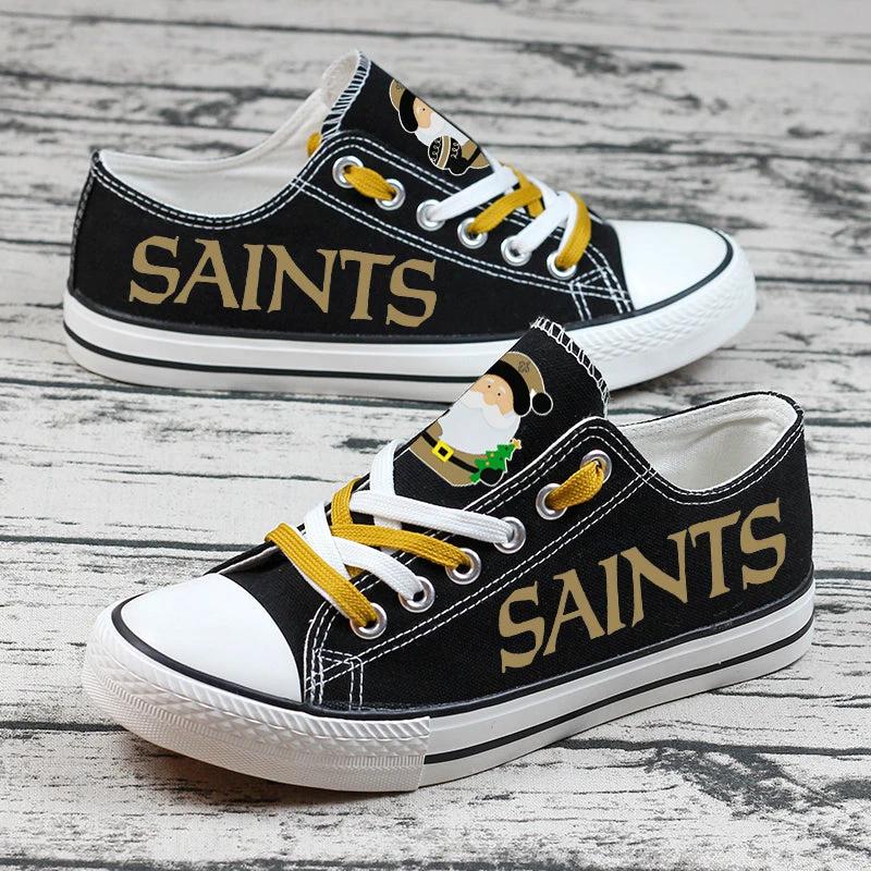 New Orleans Saints Low Top Canvas Sport Sneakers Shoes For Men Women Fans by Crocs
