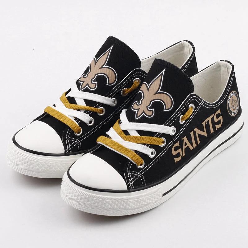 New Orleans Saints Low Top Canvas Sport Sneakers Shoes For Men Women Fans by Crocs