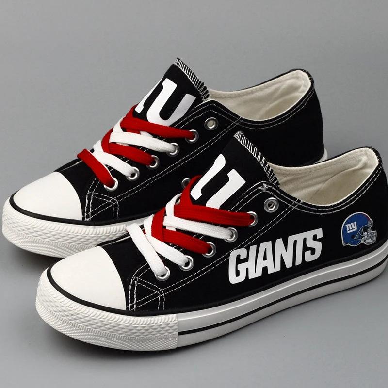 New York Giants Low Top Canvas Sport Sneakers Shoes For Men Women Fans by Crocs