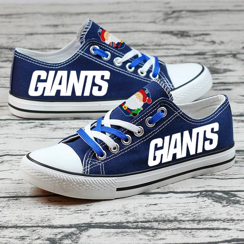 New York Giants Low Top Canvas Sport Sneakers Shoes For Men Women Fans by Crocs