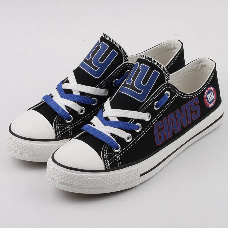 New York Giants Low Top Canvas Sport Sneakers Shoes For Men Women Fans by Crocs