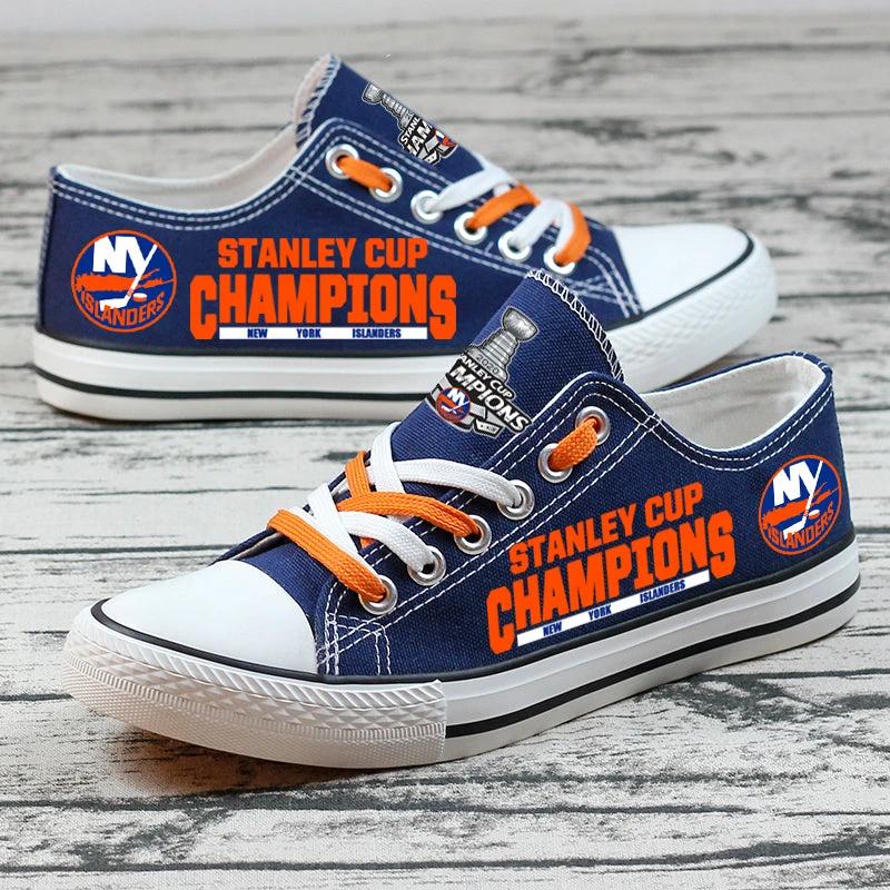 New York Islanders Low Top Canvas Sport Sneakers Shoes For Men Women Fans by Crocs