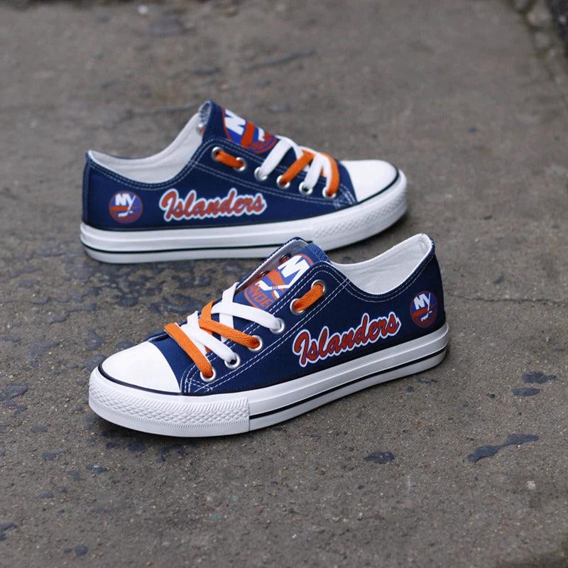 New York Islanders Low Top Canvas Sport Sneakers Shoes For Men Women Fans by Crocs