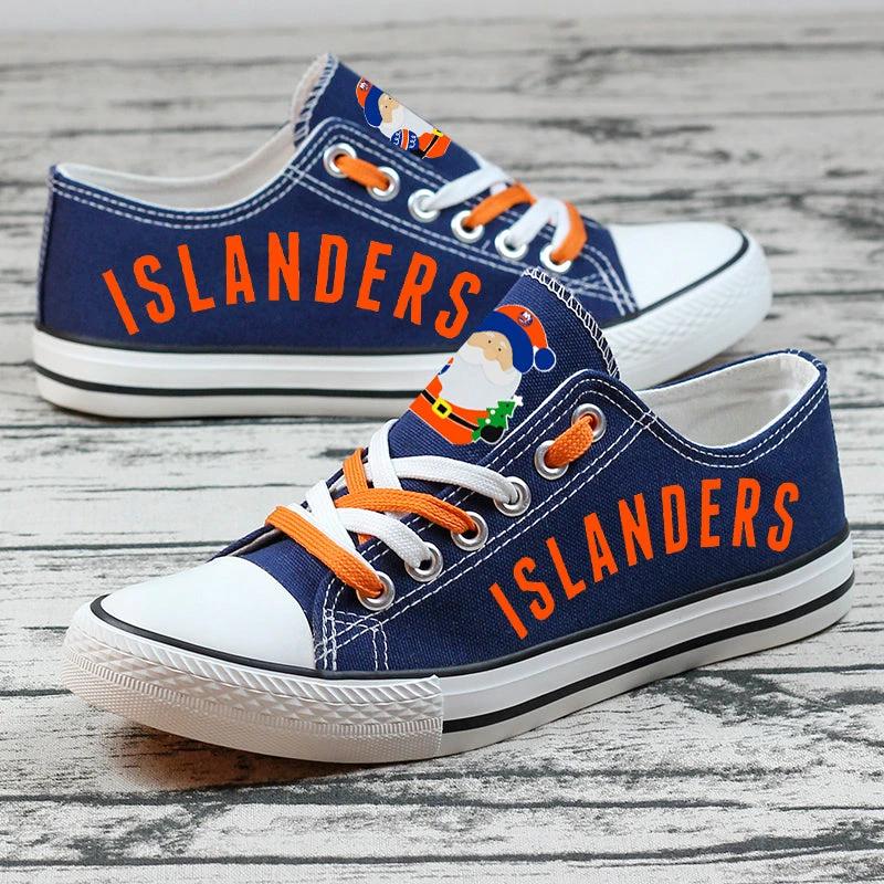 New York Islanders Low Top Canvas Sport Sneakers Shoes For Men Women Fans by Crocs