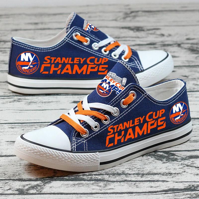 New York Islanders Low Top Canvas Sport Sneakers Shoes For Men Women Fans by Crocs
