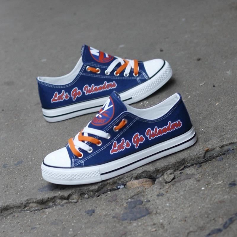 New York Islanders Low Top Canvas Sport Sneakers Shoes For Men Women Fans by Crocs