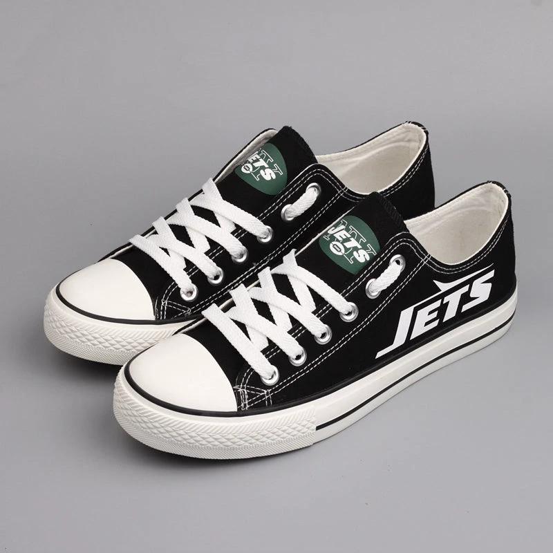 New York Jets Low Top Canvas Sport Sneakers Shoes For Men Women Fans by Crocs