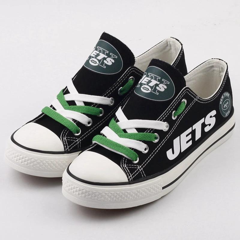 New York Jets Low Top Canvas Sport Sneakers Shoes For Men Women Fans by Crocs