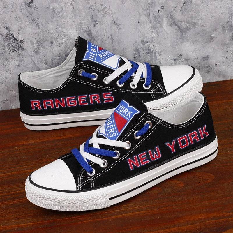 New York Rangers Low Top Canvas Sport Sneakers Shoes For Men Women Fans by Crocs