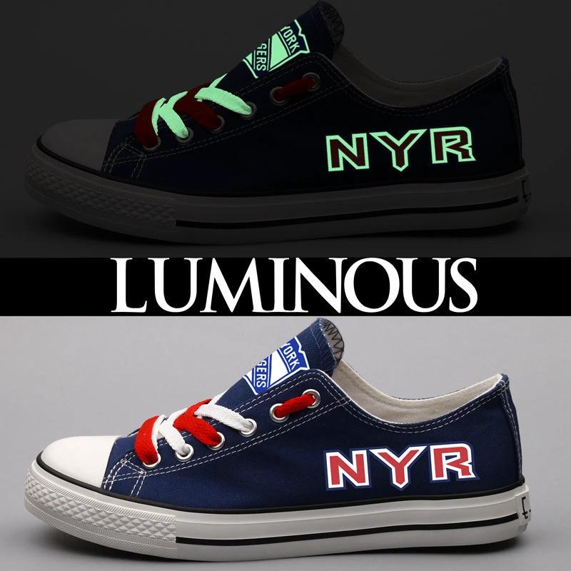 New York Rangers Low Top Canvas Sport Sneakers Shoes For Men Women Fans by Crocs