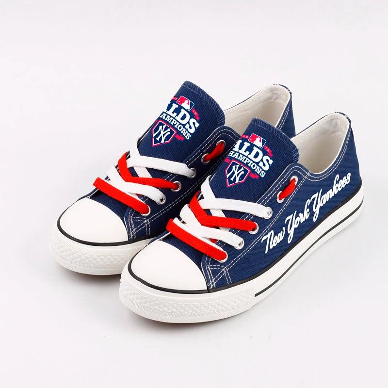 New York Mets Limited Print Low Top Canvas Shoes Sport Sneakers For Men Women Fans by Crocs