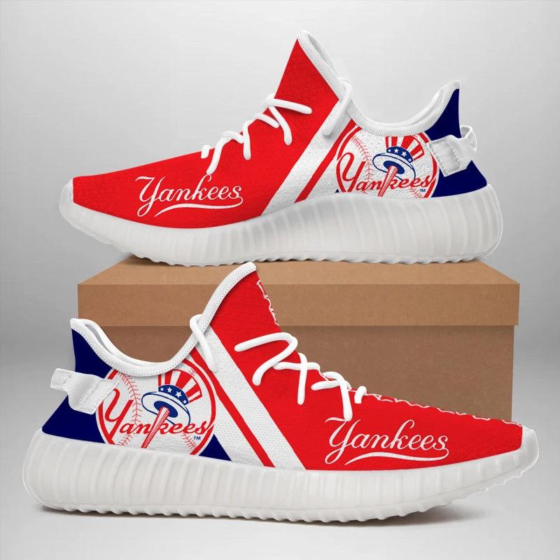New York Yankees 350v Yeezy Sneakers For Men Women Fans by Crocs