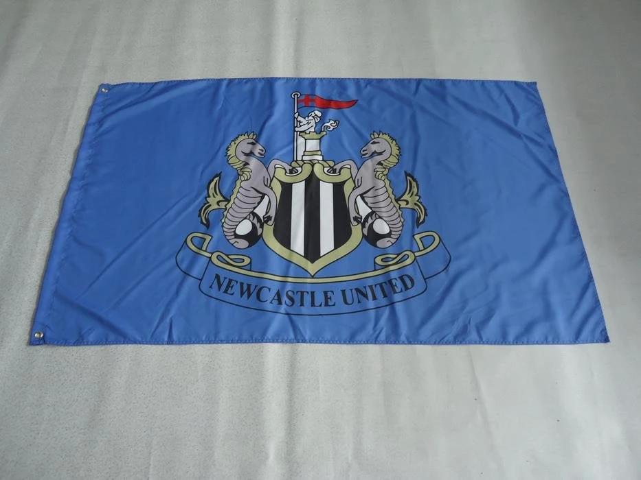 Newcastle United Football Club Flag 3x5ft Banner polyester by flagsjustdoit