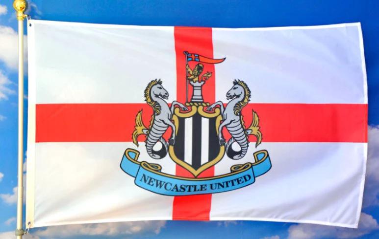 Newcastle Utd Football Club Flag 3x5ft Banner Polyester by flagsjustdoit