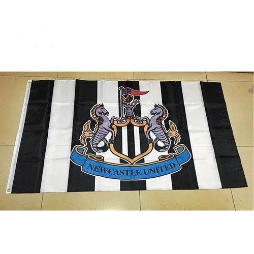 Newcastle United Football Club Flag-3x5ft NUFC Banner-100% polyester by flagsshop