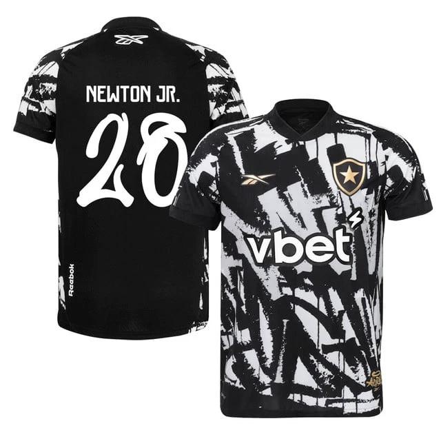 Newton #28 Botafogo 2025-26 Fourth Jersey – Black by Soccer Jersey