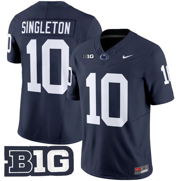 Nicholas Singleton Jersey #10 Penn State Limited 2025 Stitched Navy by My Store
