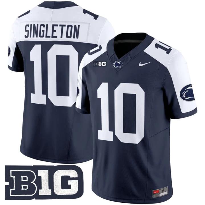 Nicholas Singleton Jersey #10 Penn State Limited 2025 Stitched Navy Alternate by My Store