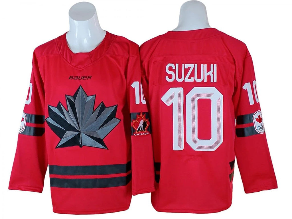Nick Suzuki Jersey #72 Winter Olympics Team Canada 2026 Hockey Stitched by Hockey David