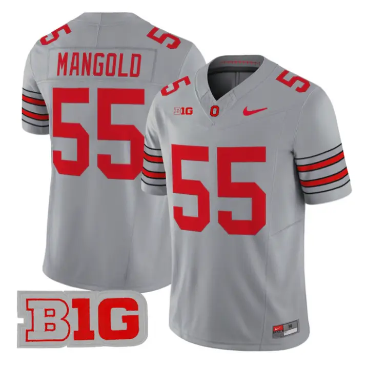 Nick Mangold Jersey #55 Ohio State 2026 Tunnel Vision Limited Stitched by My Store NCAA Football Jerseys