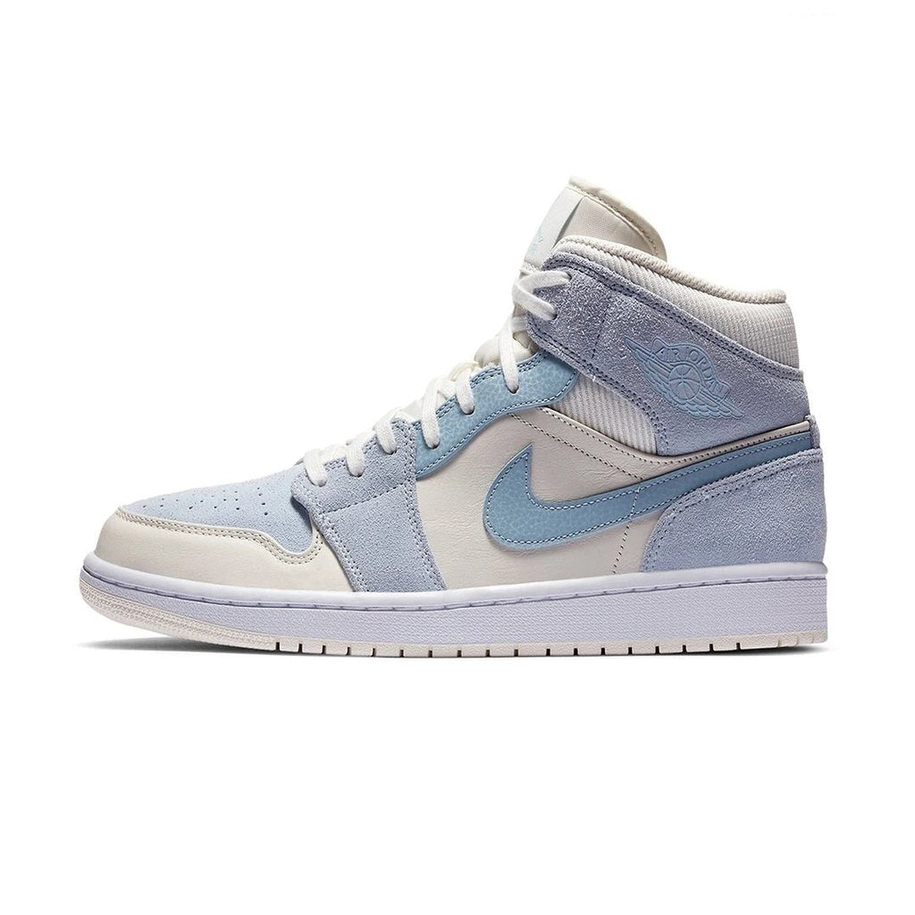 Air Jordan 1 Mid Mixed Textures Blue by Air Jordan