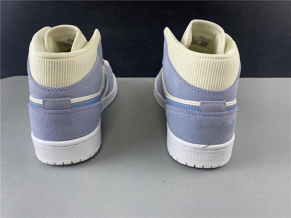 Air Jordan 1 Mid Mixed Textures Blue by Air Jordan