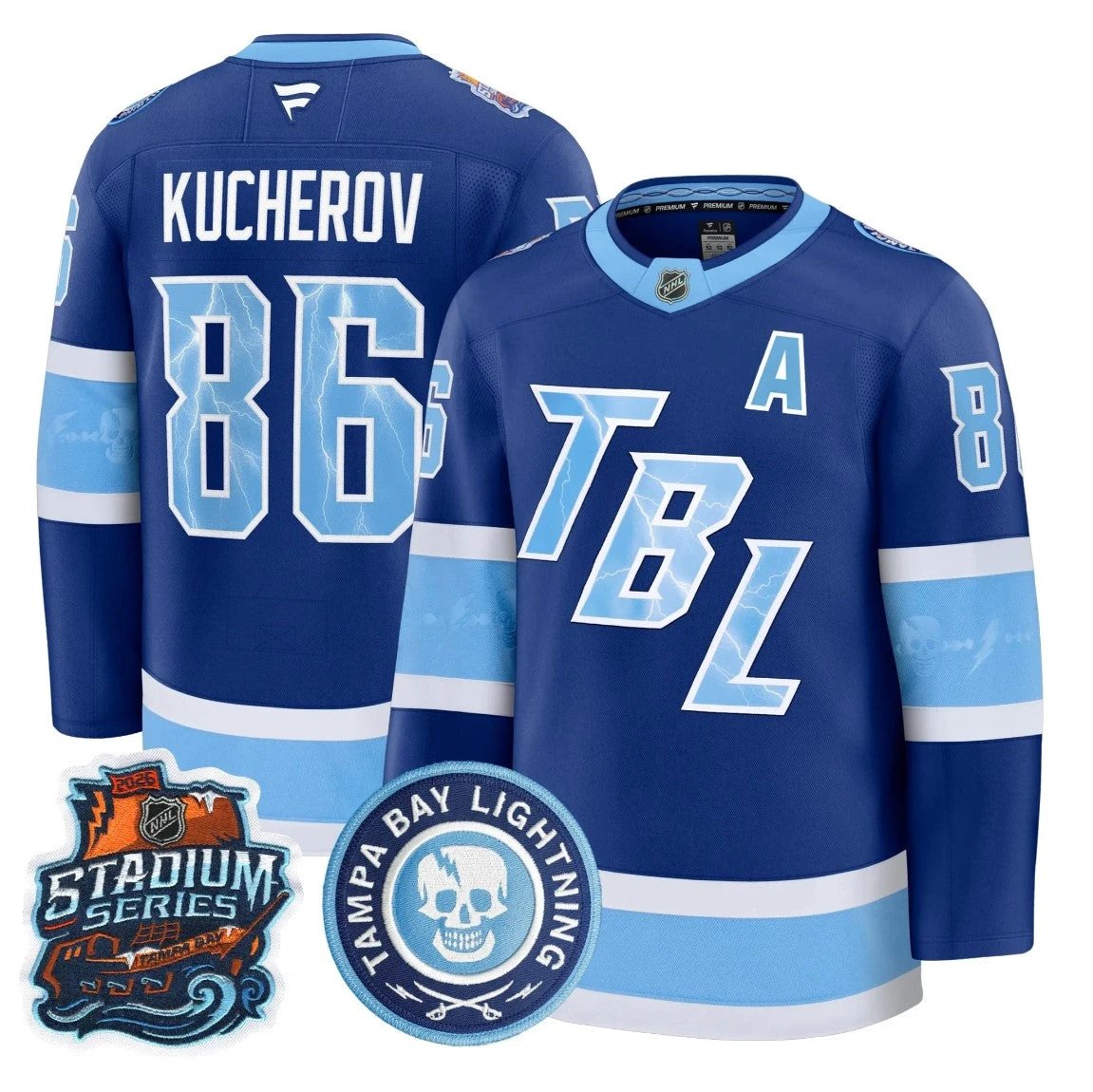 Nikita Kucherov Jersey #86 Tampa Bay Lightning 2026 Stadium Series Stitched by Hockey David