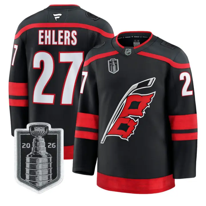 Nikolaj Ehlers Jersey #27 Carolina Hurricanes 2026 Stanley Cup Stitched by Hockey David