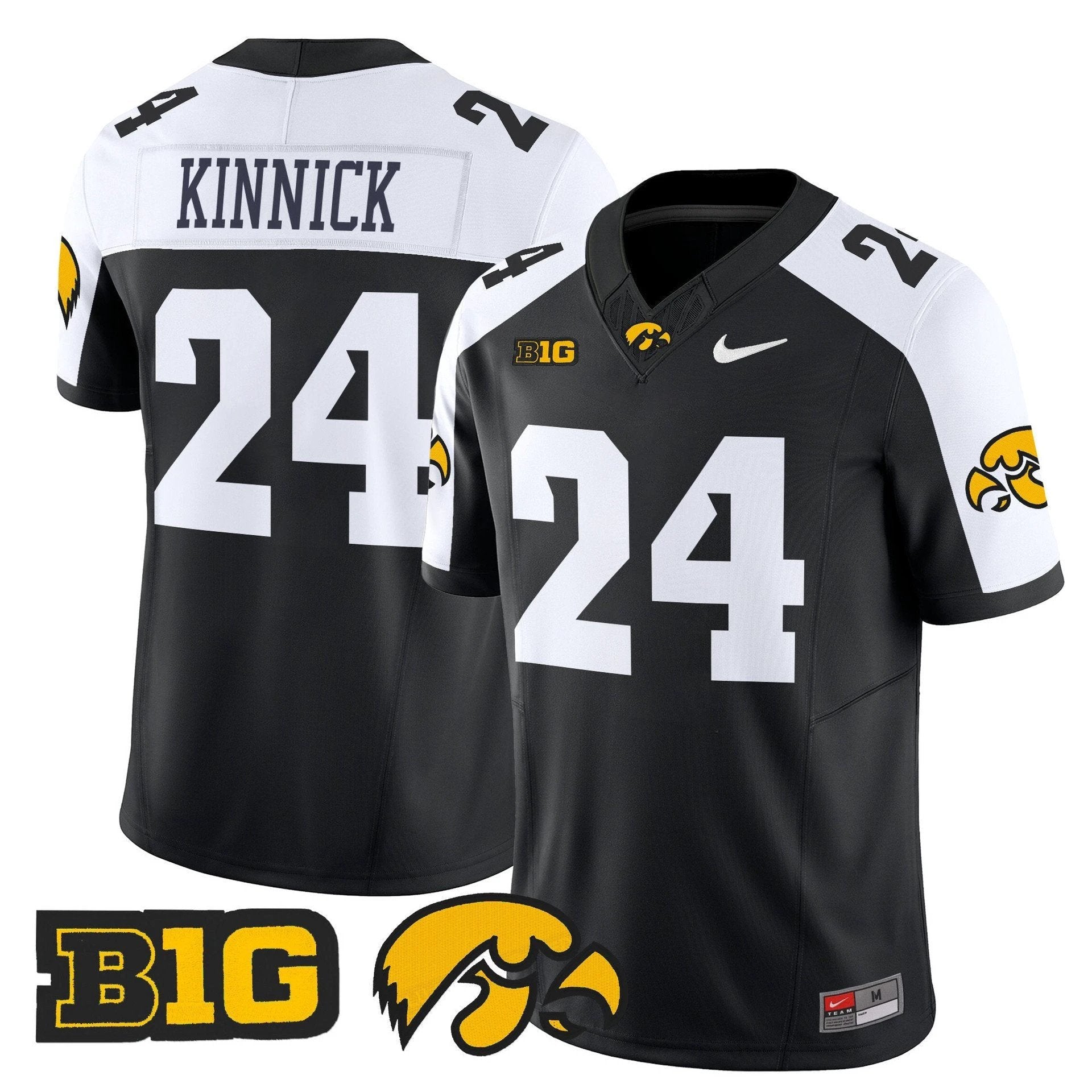 Nile Kinnick Jersey #24 Iowa Hawkeyes 2025 Limited Stitched Black Alternate by My Store