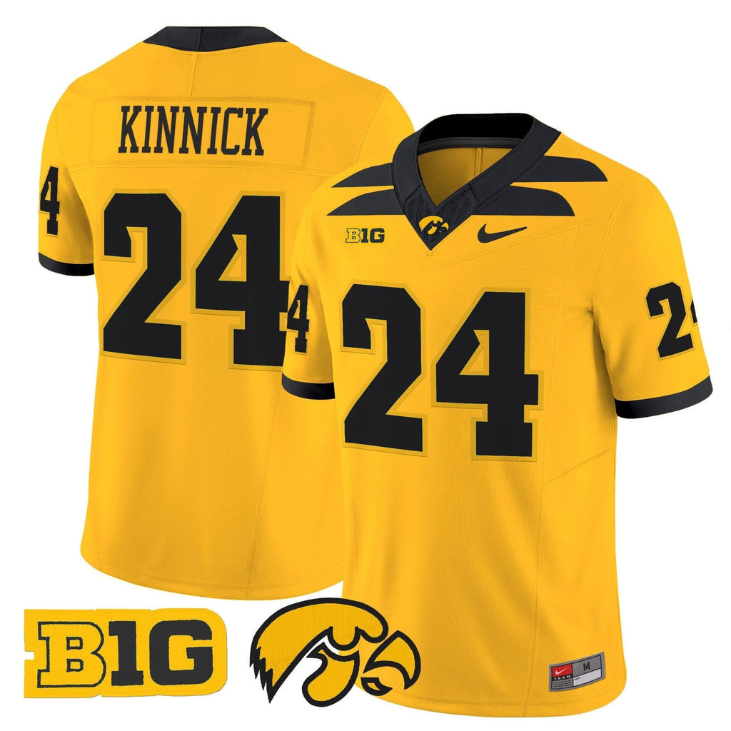 Nile Kinnick Jersey #24 Iowa Hawkeyes 2025 Limited Stitched Gold by My Store