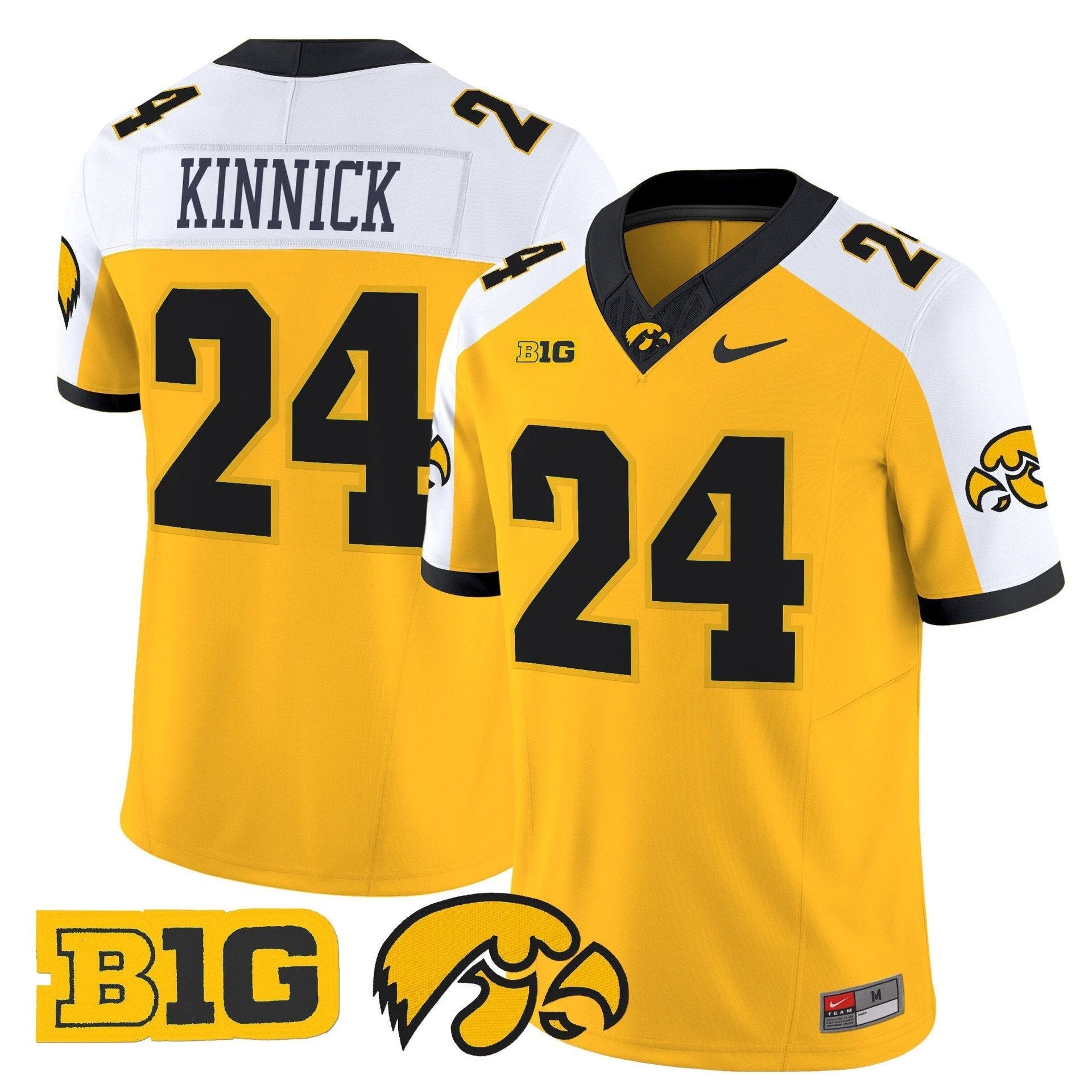 Nile Kinnick Jersey #24 Iowa Hawkeyes 2025 Limited Stitched Gold Alternate by My Store
